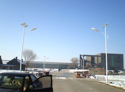 榆林市古塔鎮(zhèn)6米太陽(yáng)能LED
